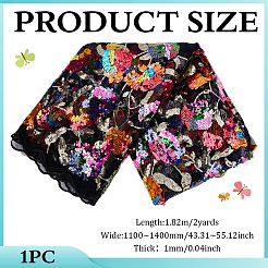 2 mètre de tissus en polyester&nbsp;DIY-WH0622-743B