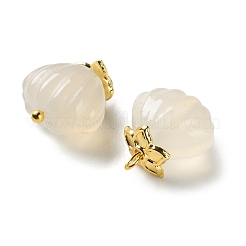 Anhänger in Muschelform aus natürlichem Achat&nbsp;G-G179-04