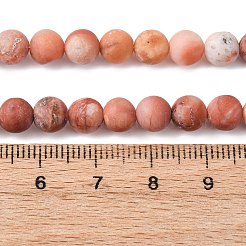 Chapelets de perles en aventurine rose naturel&nbsp;LS-G-G716-01-6mm