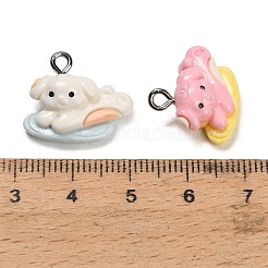 Pendentifs en résine opaque&nbsp;RESI-B047-04