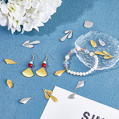 48pcs 8 pendentifs en laiton de placage de style rack&nbsp;KK-FH0005-18