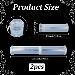 2 custodia estensibile per pennelli in plastica&nbsp;AJEW-GF0013-23