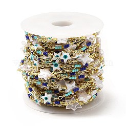 Chaînes de perles de verre faites à la main&nbsp;CHC-I045-03G