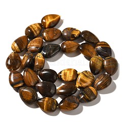 Chapelets de perles d'œil de tigre naturel&nbsp;G-I377-A19