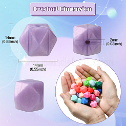 Perle di silicone esagonali&nbsp;SIL-CJC0005-02