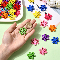 80pcs perles acryliques opaques&nbsp;SACR-SP0001-37