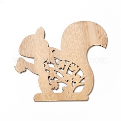 Große Anhänger aus einseitig bedrucktem Holz&nbsp;LS-WOOD-I010-11B