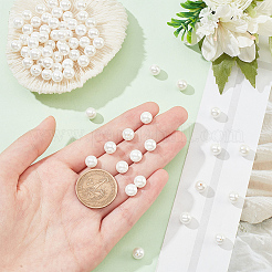Fili di Perle di vetro&nbsp;SHEL-WH0001-009B-1