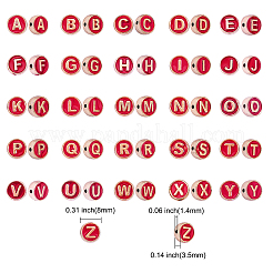 Legierung Emaille-Perlen&nbsp;ENAM-CJ0001-96D