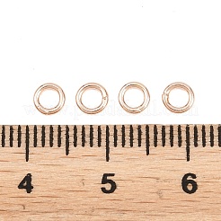 Laiton fermé Anneaux&nbsp;KK-D257-01RG-06