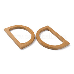 Poignées de sac en bois&nbsp;FIND-WH0133-15D