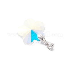 Ab Farbe überzogen Glas-Anhänger&nbsp;PALLOY-JF04596-02