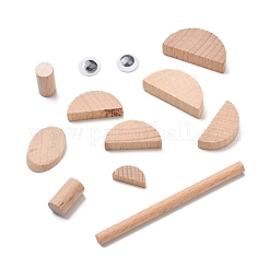Bricolage boiseries 3d chat et poisson animal copeaux de bois branche d'arbre matériel pack&nbsp;DIY-C024-04