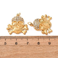 Pendentifs en strass en acier inoxydable 304&nbsp;RB-CBA9088-04G-B
