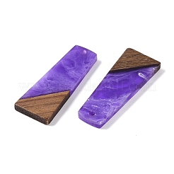 Pendentifs en résine & en bois&nbsp;WOOD-F015-04A