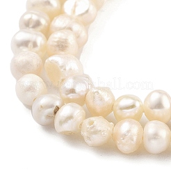 Brins de perles de culture d'eau douce naturelles&nbsp;PEAR-C003-07A