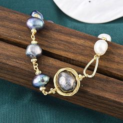 Perle Perlen Armbänder&nbsp;BJEW-P350-01G