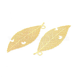 Gros pendentifs filigrane en laiton&nbsp;KKC-T003-26G