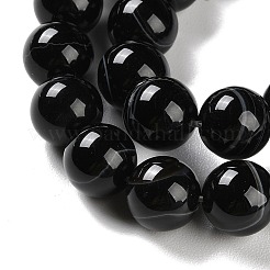 Natürliche gestreifte Achat- / Bandagatperlenstränge&nbsp;G-Z060-A01-C08
