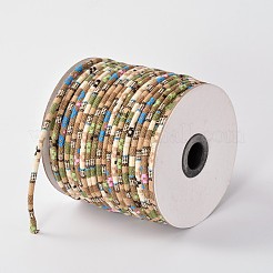 Corde en tissu cordons ethniques&nbsp;OCOR-F003-6mm-08