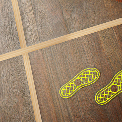 2 m selbstklebende PVC-Kantenschutzstreifen&nbsp;FIND-WH0111-760B