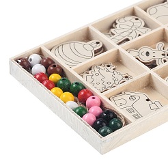 Weihnachtsthema DIY Holzanhänger&nbsp;WOOD-S063-01F
