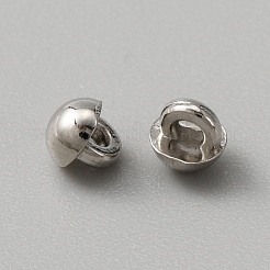 Mini-Ösenknöpfe aus Aluminium&nbsp;BUTT-WH0029-07P