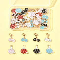 40pcs 8 styles de pendentifs en émail en alliage&nbsp;ENAM-FS0002-54