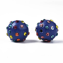 Polymer Ton Strass Perlen&nbsp;RB-T017-31A