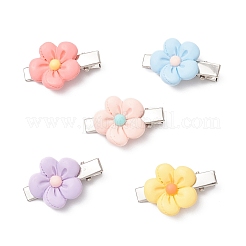5 x Haarspange aus Harz mit Krokodilklemmen für Frauen und Mädchen.&nbsp;PHAR-JH00137