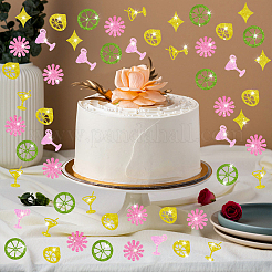 300 pz 6 stili di coriandoli di carta in polvere glitterata&nbsp;DIY-WH20165-002