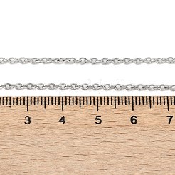 Anlaufgeschützte klassische schlichte 304 Edelstahl Herren Damen Ankerkette Halskette Herstellung&nbsp;STAS-P045-01P-A