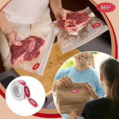 Etichette adesive per carne&nbsp;DIY-WH0308-745A