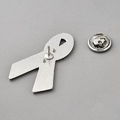 Emaille-Anstecker mit Schleife&nbsp;JEWB-WH0026-60B