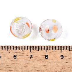 Transparente handgemachte mundgeblasene Glaskugelperlen&nbsp;GLAA-T012-17B