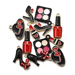 12pcs 6 Arten Legierungs-Emaille-Charms&nbsp;ENAM-FP0002-83