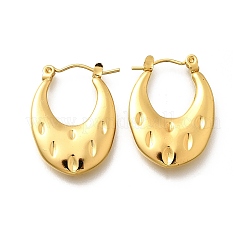 Pendientes de aro de acero inoxidable 304 para mujer&nbsp;EJEW-L296-064G