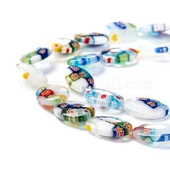 Handgemachte Glasperlen Millefiori-Stränge&nbsp;X-LK137