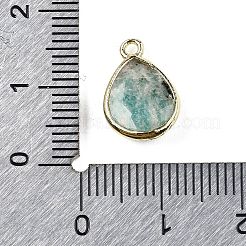 Natürliche Amazonit facettierte Anhänger&nbsp;G-U019-05G-02