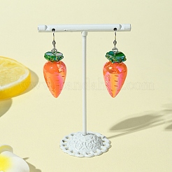 Orecchino pendente in resina color ab&nbsp;EJEW-FS00013
