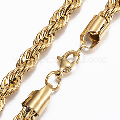 Schmucksets aus Halsketten und Armbändern aus 304 Edelstahl&nbsp;SJEW-L186-01G