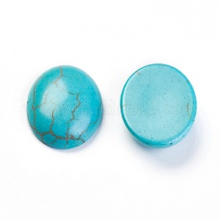 Cabochons turchese sintetico&nbsp;X-G-H1554-20x15x6