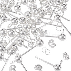 30 pièce de boucles d'oreilles à tige en acier inoxydable 304&nbsp;STAS-TADJ0001-02