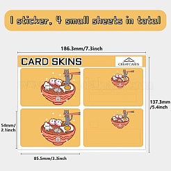 Adesivi per carte impermeabili in plastica pvc&nbsp;DIY-WH0432-263