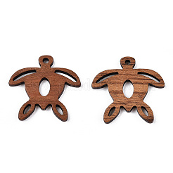 Anhänger aus natürlichem Nussbaumholz&nbsp;WOOD-T023-24