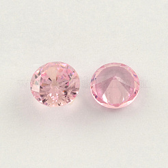 Cabochons à dos pointu de zircone cubique en forme de diamant&nbsp;ZIRC-R004-10mm-03