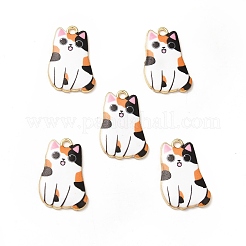 Pendentifs d'émail en alliage&nbsp;X-ENAM-M046-12G-A