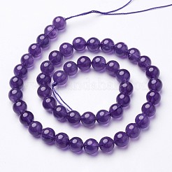 Natürliche Grade ab + Amethyst Perlenstränge&nbsp;X-GSR8mmC062-A