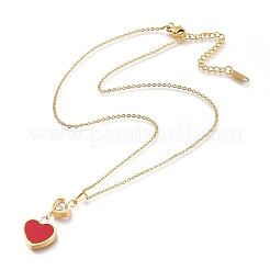 Colliers pendentifs en acier inoxydable 304&nbsp;NJEW-I240-11B