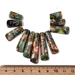 Synthetischer Regalit / kaiserlicher Jaspis / Seesediment-Jaspisperlenstränge&nbsp;G-E377-09B